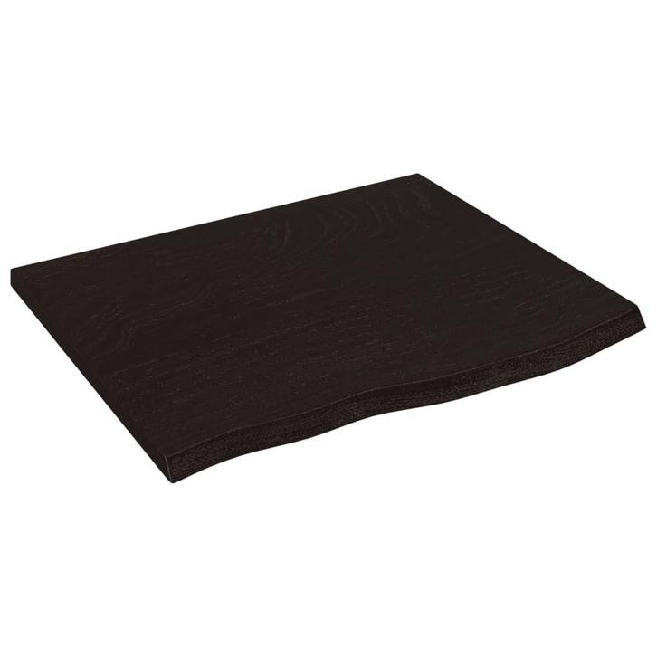 Wastafelblad Eik Donkerbruin 60x50 | OP=OP | -40% Korting, Huis en Inrichting, Badkamer | Badkamermeubels, 50 tot 75 cm, Nieuw