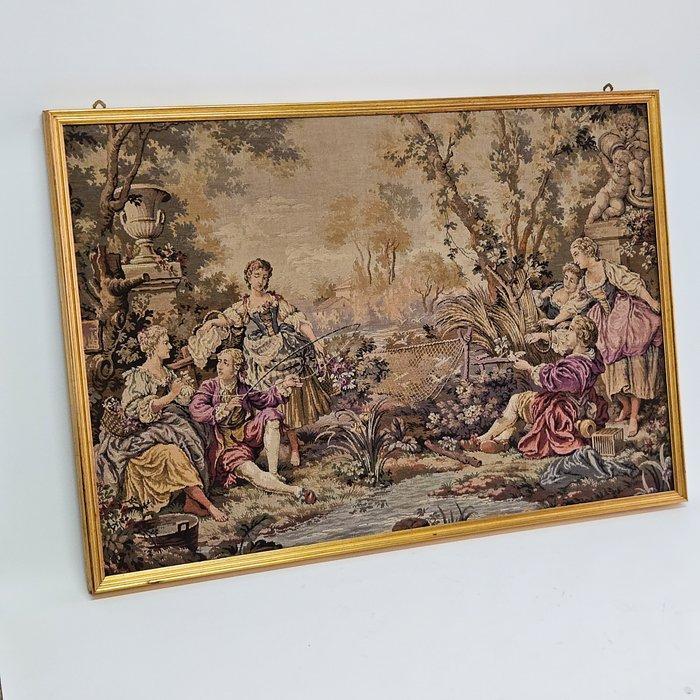 Wandtapijt - 94 cm - 135 cm - De uitdrukking Scena galante, Antiek en Kunst, Curiosa en Brocante