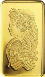 1 gram - Goud .999 - PAMP, Switzerland - Verzegeld en met, Postzegels en Munten