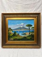 Italiaanse school (XX) - Veduta del Vesuvio, Antiek en Kunst