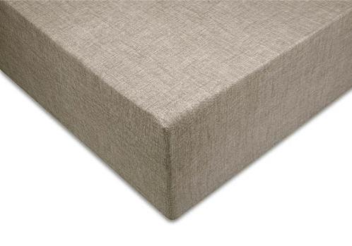 ZoHome Hoeslaken Lino Palm Taupe - 100% Katoen, Huis en Inrichting, Slaapkamer | Beddengoed