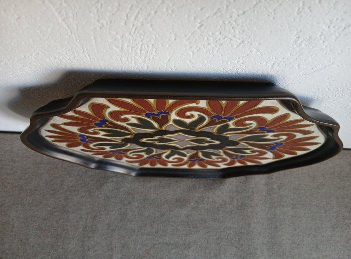 Plateelbakkerij Zuid-Holland, Gouda - Schaal - Aardewerk,, Antiquités & Art, Art | Objets design