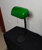 Bureaulamp - Ijzer, glas - Bibliotheeklamp, notarislamp, Antiek en Kunst