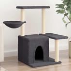 vidaXL Kattenmeubel met sisal krabpalen 83 cm donkergrijs, Verzenden, Nieuw