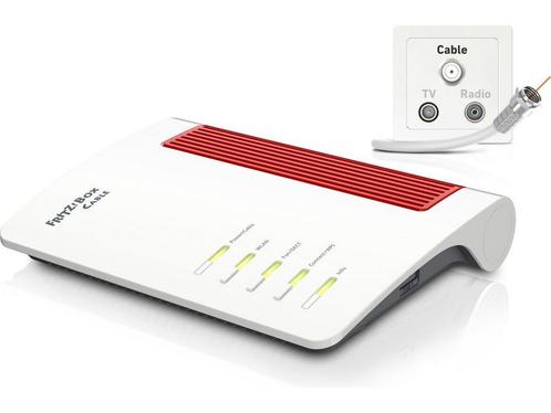 AVM FRITZ!Box 6660 Kabel/COAX - Router - Mesh Master -, Computers en Software, Routers en Modems, Zo goed als nieuw, Verzenden