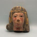 Réplique de lÉgypte ancienne Buste de femme en bois - 13.5, Antiek en Kunst