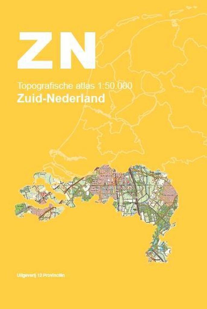 Topografische Atlas 1:50.000 Zuid-Nederland / Topografische, Boeken, Overige Boeken, Zo goed als nieuw, Verzenden
