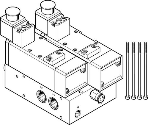 Festo Embase - 2738672, Doe-het-zelf en Bouw, Gereedschap | Overige machines, Verzenden