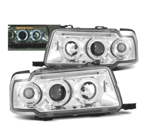 PHARES AUDI 80 91-94 ANGEL EYES CHROMÉ, Auto-onderdelen, Verlichting, Verzenden