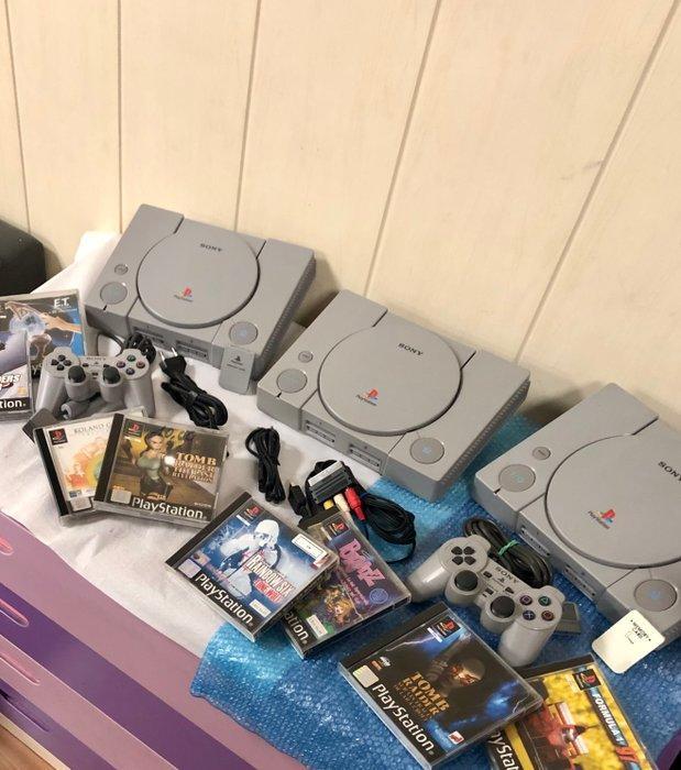 Sony - Playstation 1 (PS1) - Lote 3 Consolas PlayStation, Games en Spelcomputers, Spelcomputers | Overige Accessoires