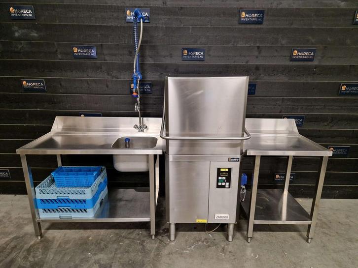 Vaatwasser | vaatwasstraat | doorschuifvaatwasser | aan- en, Zakelijke goederen, Horeca | Keukenapparatuur, Gebruikt, Wassen en Drogen
