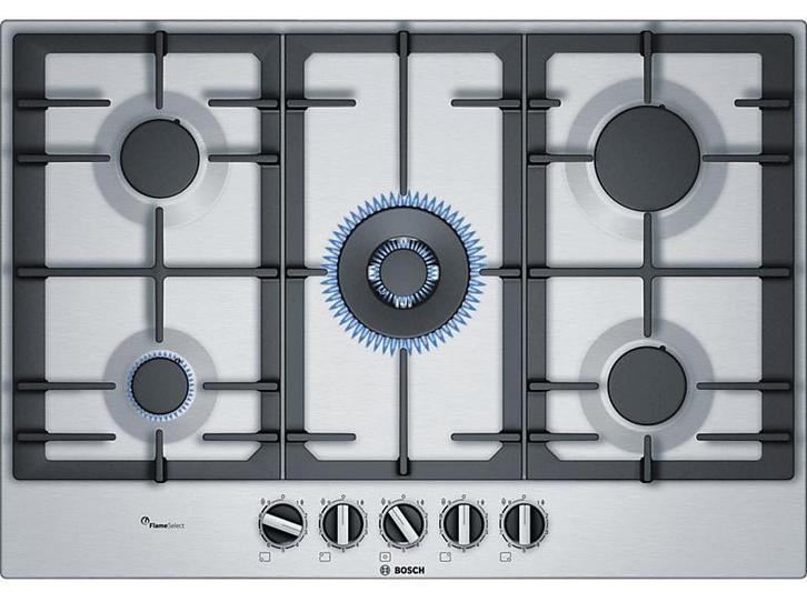 Bosch -  Gaskookplaat  - Inox, Elektronische apparatuur, Kookplaten, Gas, Nieuw, Verzenden