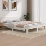 vidaXL Bedframe massief grenenhout wit 160x200 cm, Verzenden, Nieuw