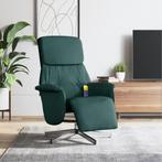 vidaXL Massagestoel verstelbaar met voetensteun stof, Huis en Inrichting, Fauteuils, Verzenden, Nieuw