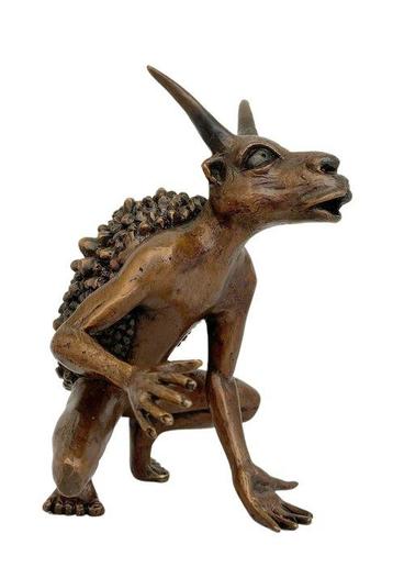 Beeldje - Crazy alien - Brons