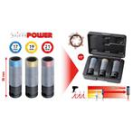 KS Tools 1/2 SlimPOWER Krachtdoppenset 3-delig, Auto diversen, Autogereedschap, Verzenden, Nieuw