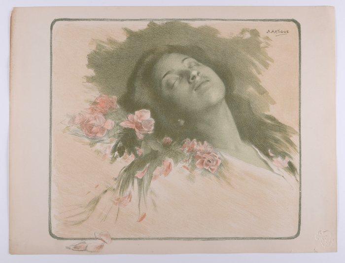 Albert-Émile Artigue (1850-1927) - Albine, Antiek en Kunst, Kunst | Designobjecten