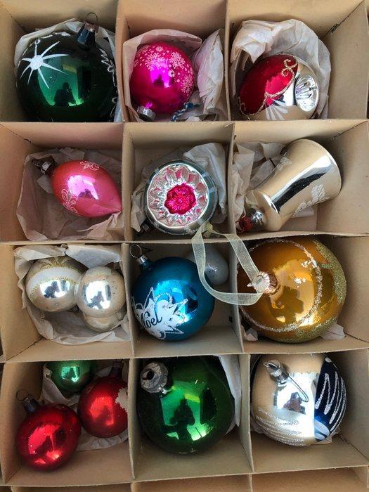 Kerstballen (40) - Glas - Oude ballen, Diversen, Kerst