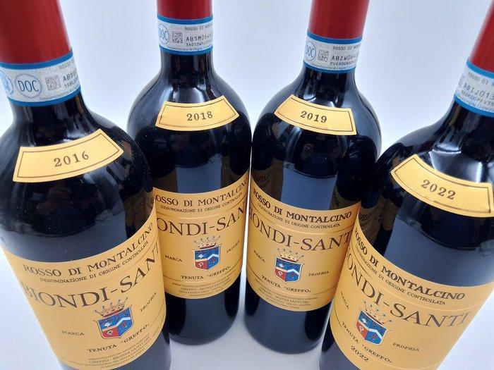 2016 , 2018, 2019 & 2022 Biondi Santi Tenuta Greppo Rosso di, Verzamelen, Wijnen