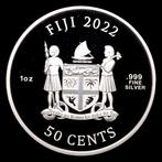 Fiji. 50 Cents 2022 Cats, 1 Oz (.999) (Zonder minimumprijs)
