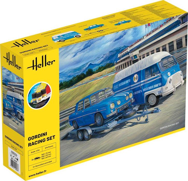 Heller 52328 STARTER KIT Gordini Racing Set Bouwpakket, Hobby & Loisirs créatifs, Modélisme | Voitures & Véhicules, Envoi
