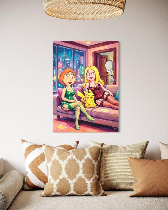 SDIMART 1996 - Pikachu - Lois Griffin - Francine Smith -, Games en Spelcomputers, Spelcomputers | Overige Accessoires