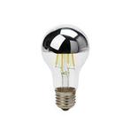 LED kopspiegel Filament lamp 7W A60 Zilver Warm wit, Huis en Inrichting, Nieuw, E27 (groot), Verzenden