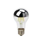 LED kopspiegel Filament lamp 7W A60 Zilver Warm wit, Huis en Inrichting, Verzenden, Nieuw, E27 (groot)