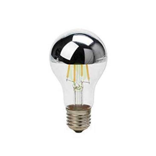 LED kopspiegel Filament lamp 7W A60 Zilver Warm wit, Huis en Inrichting, Lampen | Losse lampen, Nieuw, E27 (groot), Verzenden