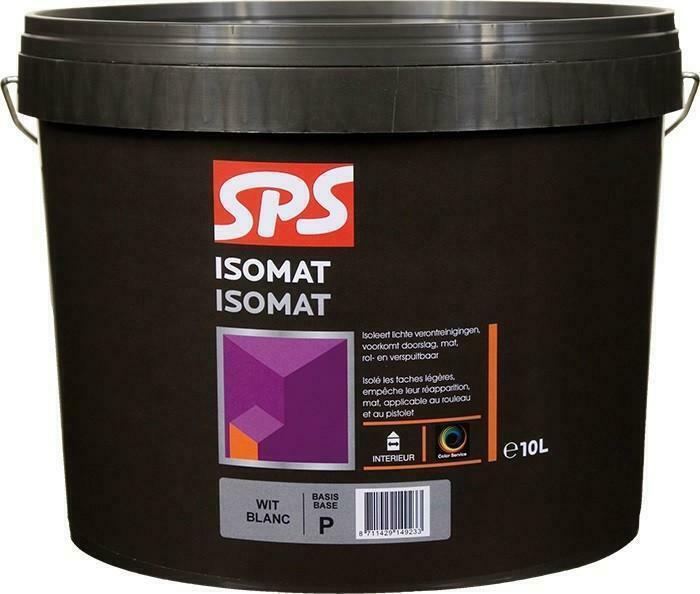 SPS Isomat 10 liter - Renovatieverf, Doe-het-zelf en Bouw, Verf, Beits en Lak, Ophalen of Verzenden