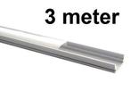 LED Profiel 3 meter - 7mm slim - plat model, Doe-het-zelf en Bouw, Metalen, Verzenden, Nieuw