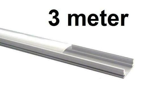 LED Profiel 3 meter - 7mm slim - plat model, Doe-het-zelf en Bouw, Metalen, Verzenden