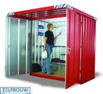 Metalen container met overkapping, Doe-het-zelf en Bouw, Containers