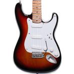 Miniatuur Fender Stratocaster gitaar met gratis standaard, Collections, Beeldje, Replica of Model, Verzenden