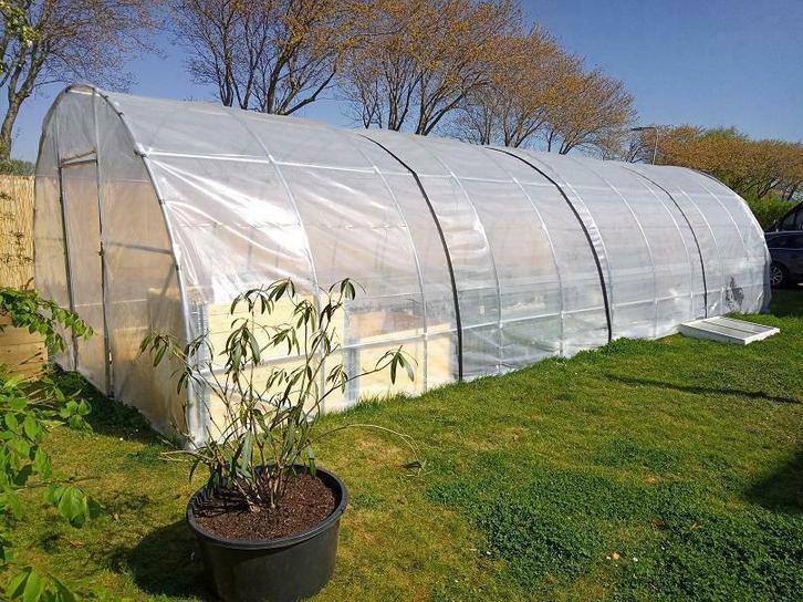Tunnelserre +serrefolie/ 2 deuren   L 8 m -B 4 m- 2.54 m, Tuin en Terras, Kweekspullen, Nieuw, Verzenden