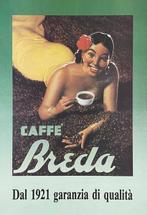 Gino Boccasile - CAFFE BREDA - Jaren 1980, Antiek en Kunst