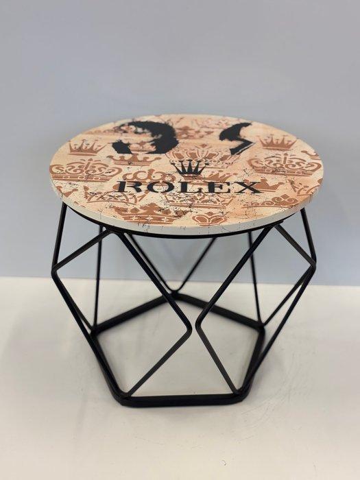 Rob VanMore - Tea-Time King of Pop by Rolex Table - ø40cm, Antiquités & Art, Art | Objets design