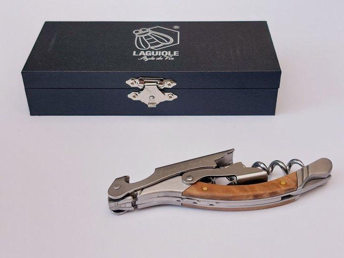 Laguiole - Corkscrew - Olive Wood - style de - Kurkentrekker, Antiek en Kunst, Antiek | Keukengerei