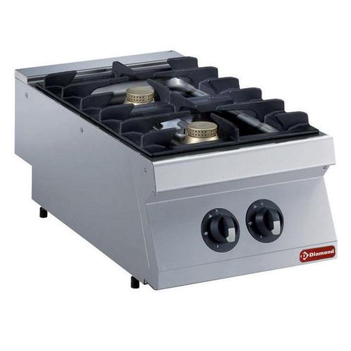 Gasfornuis | 2 Vuren Top | 2x 5.5kW | 400x700x250/320(h)mm, Zakelijke goederen, Horeca | Keukenapparatuur, Nieuw in verpakking