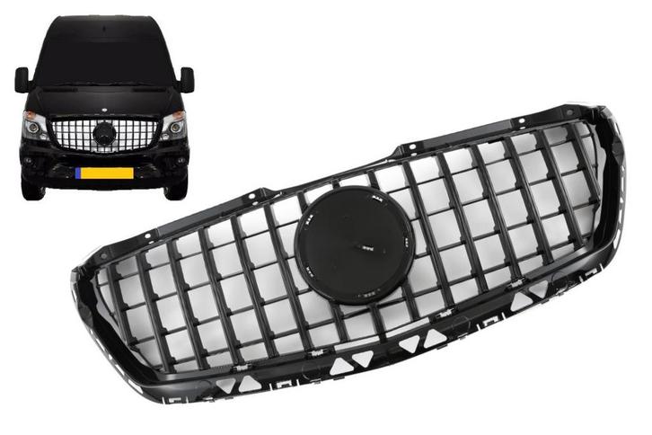 Grill | Mercedes-Benz | Sprinter Combi 2013-2018 4d bus | W9, Auto-onderdelen, Carrosserie, Nieuw, Mercedes-Benz, Verzenden