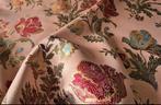 Kostbaar damastweefsel San Leucio Rosa met rijk bloemmotief., Antiek en Kunst