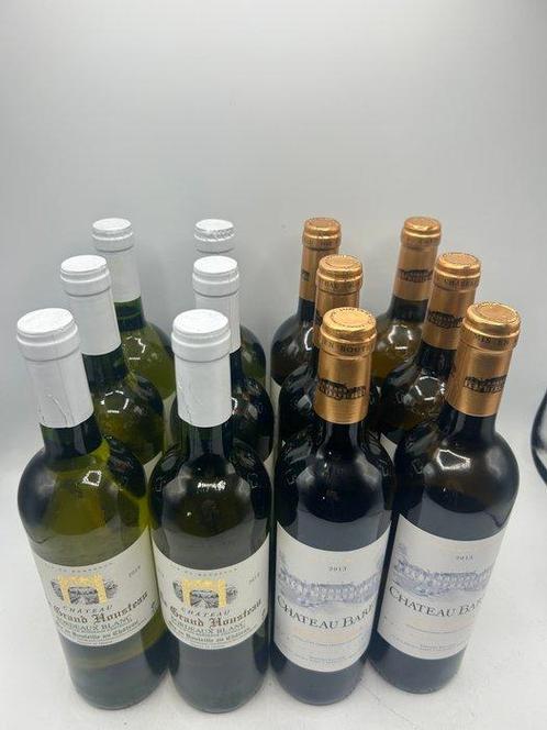 2019 x 6 Chateau Grand Housteau Blanc & 2013 x 6 Chateau, Verzamelen, Wijnen