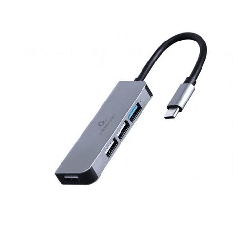 Gembird 4 Ports USB-C HUB grijs, Informatique & Logiciels, Stations d'accueil, Enlèvement ou Envoi