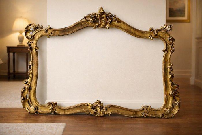 Cadre - Bois - Cadre de miroir, Antiek en Kunst, Antiek | Overige Antiek