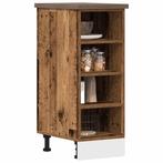 vidaXL Onderkast 30x44,5x81,5 cm bewerkt hout oud, Huis en Inrichting, Kasten | Overige, Verzenden, Nieuw