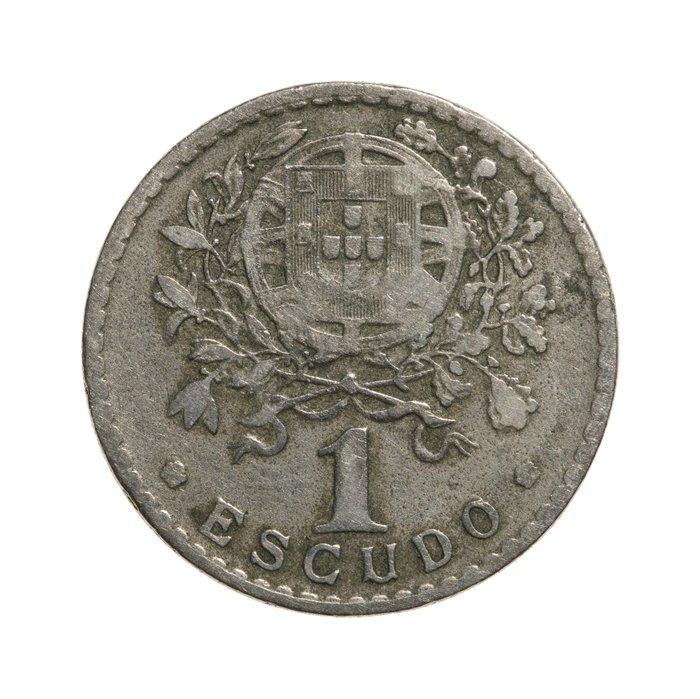 Portugal. República. 1 Escudo 1935 - Escassa (Zonder, Postzegels en Munten, Munten | Europa | Niet-Euromunten