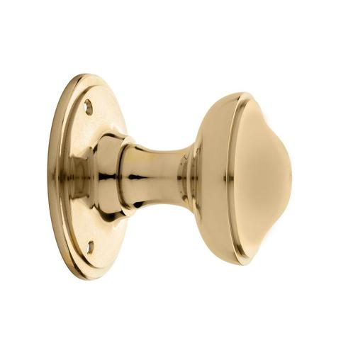Deurknop draaibaar messing gelakt, Doe-het-zelf en Bouw, Hang- en Sluitwerk, Overige typen, Nieuw, Koper of Messing, Ophalen of Verzenden