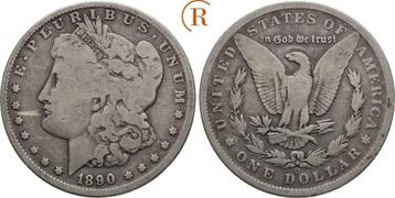 Dollar New Orleans 1890 O Usa: beschikbaar voor biedingen