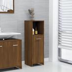vidaXL Badkamerkast 30x30x95 cm bewerkt hout bruin, Huis en Inrichting, Badkamer | Badkamermeubels, Verzenden, Nieuw