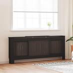 vidaXL Radiatorombouw 205 cm MDF zwart, Verzenden, Nieuw